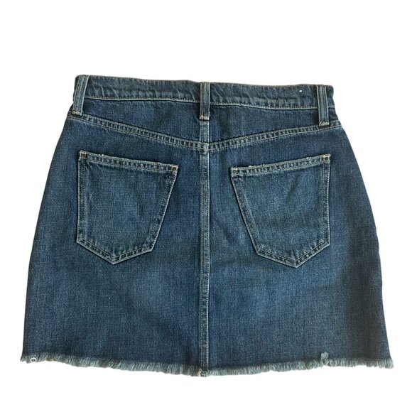 CURRENT ELLIOTT Button Fly Denim Skirt Size 25 - Picture 2 of 5